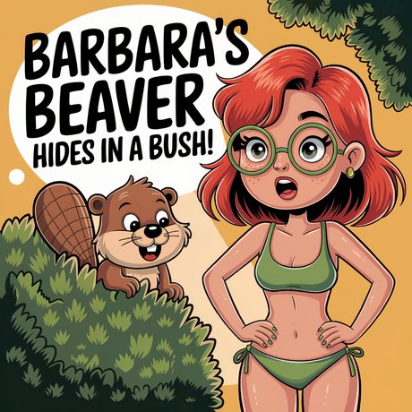 Cover of Barbara's Beaver Hides In A Bush!