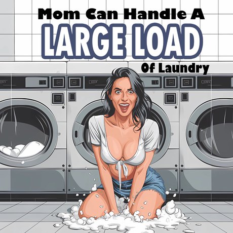 Cover of Mom Can Handle A Large Load of Laundry