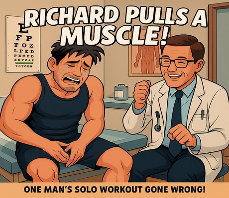 Cover of Richard Pulls A Muscle!