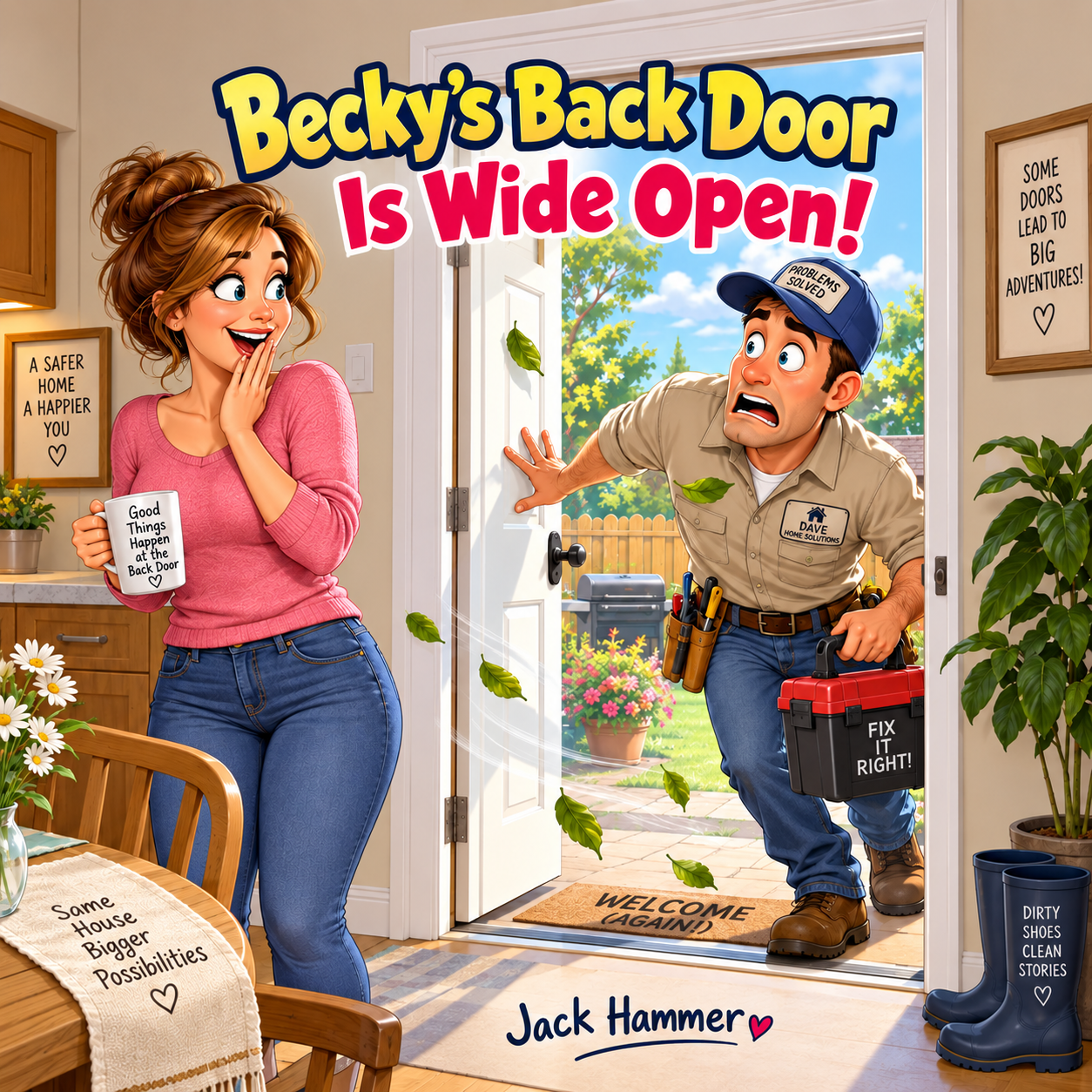 Cover of Becky's Back Door Is Wide Open!